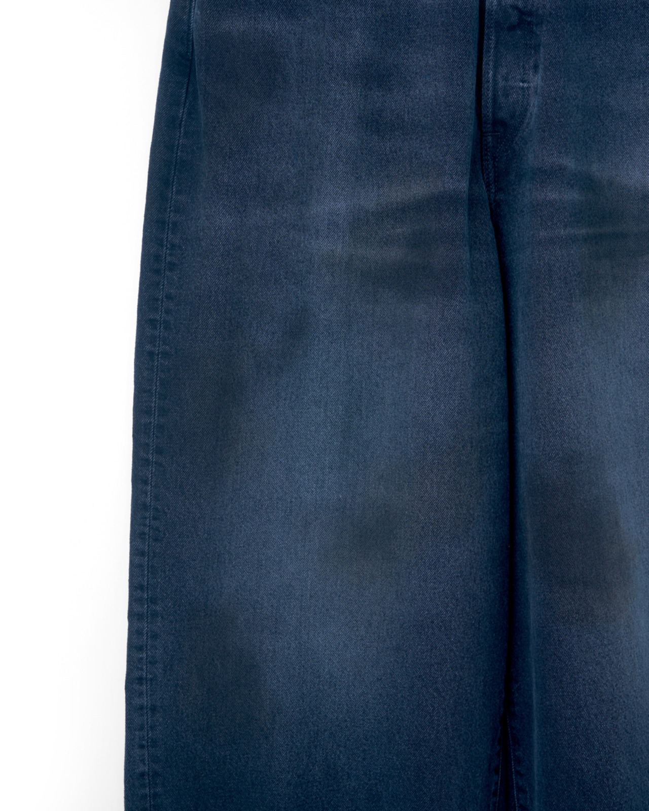 refomed "FRESH MAN DENIM WIDE PANTS by EDWIN "USED"〔BLACK〕"