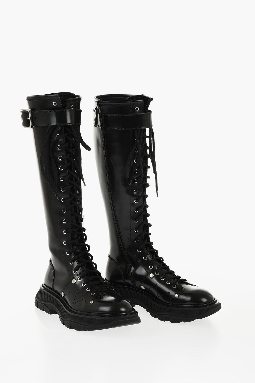ALEXANDER MCQUEEN アレキサンダーマックイーン ブーツ レザー・ラバー