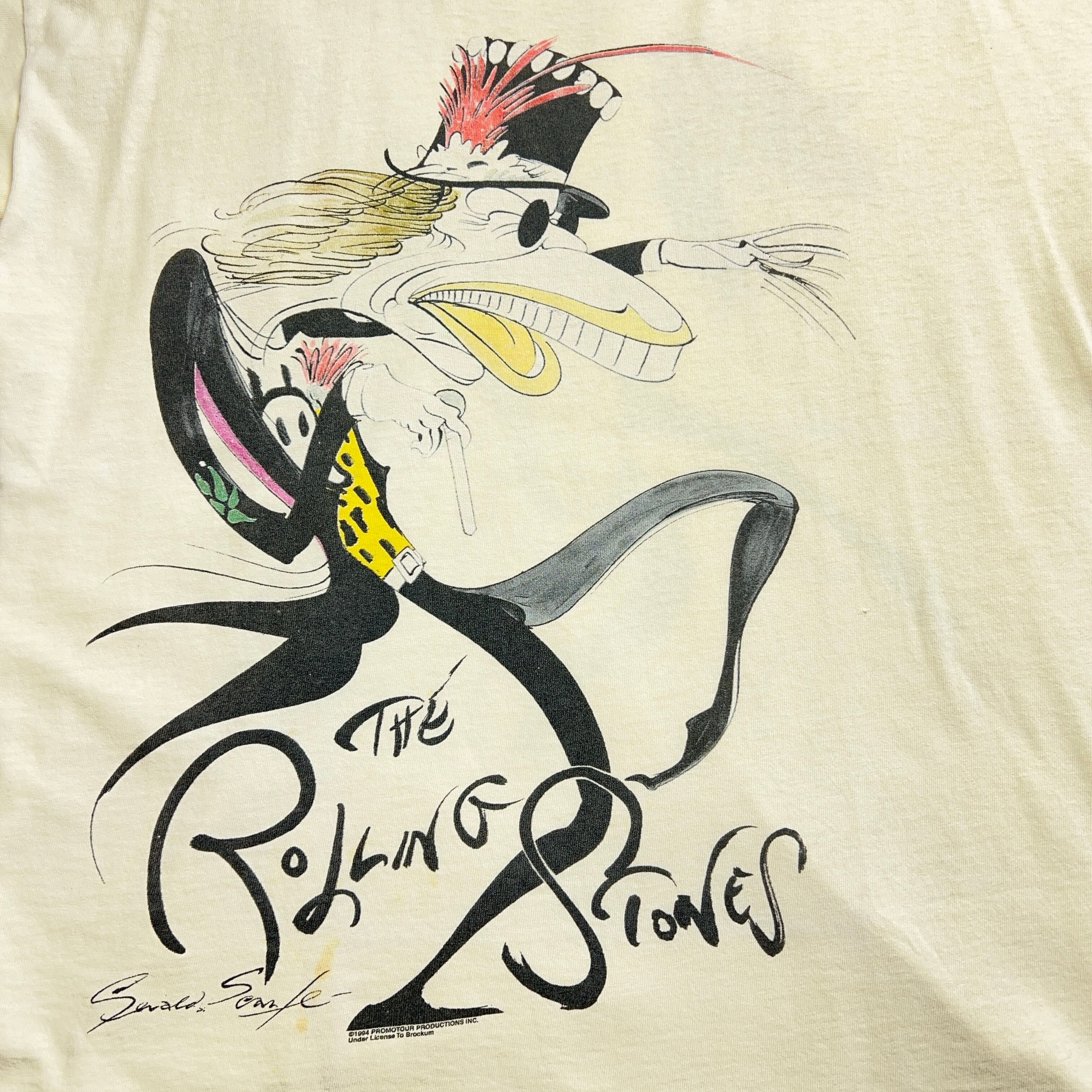 90's The Rolling Stones × Gerald Scarfe Art Tshirt 90年代