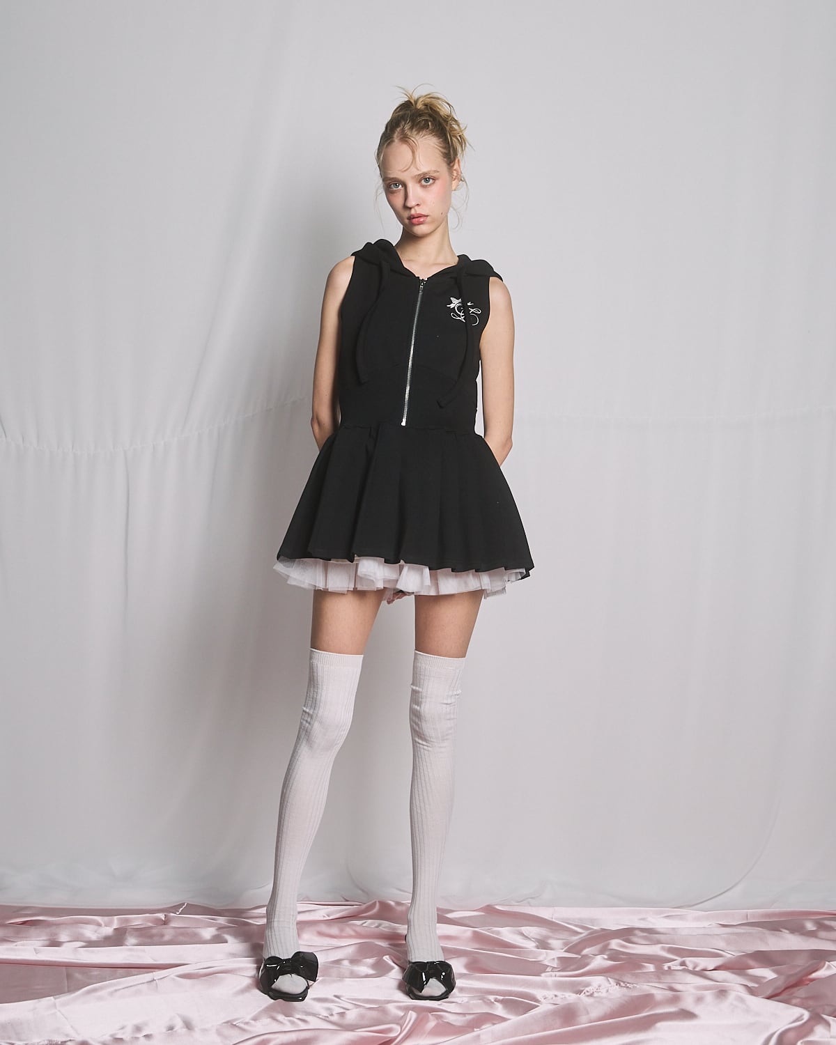 ノースリーブパーカープリーツワンピ | lilLilly official webstore