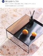 サイドテーブル ローサイドテーブル ブラック 黒 省スペース コンパクト シンプル おしゃれ 北欧