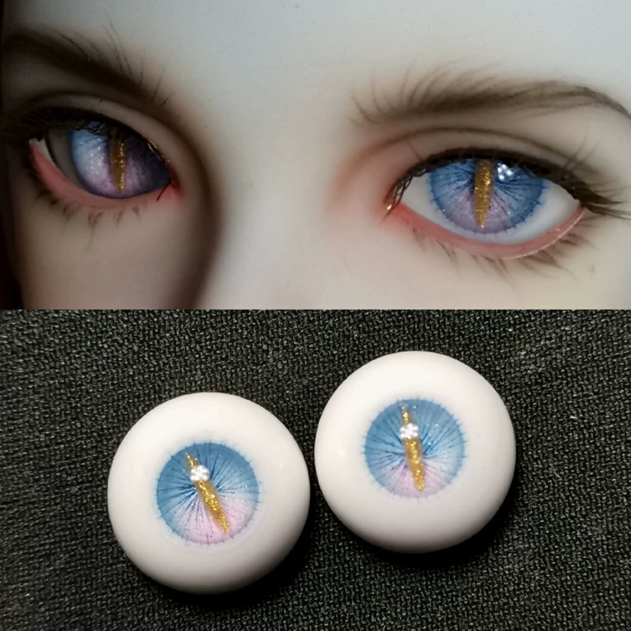 BJD グラスアイ】ドールアイ 12mm/14mm/16mm/18mm グラスアイ 4分・6分