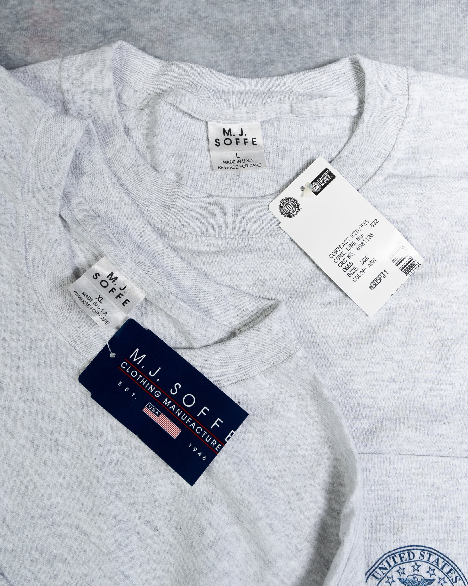 DEADSTOCK】U.S.Air Force Pocket T-Shirt Made in USA by MJ Soffe