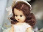 ブルーアイ　ライムグリーンのドレス・ボネ「Nancy Ann Story Book Doll」 画像6