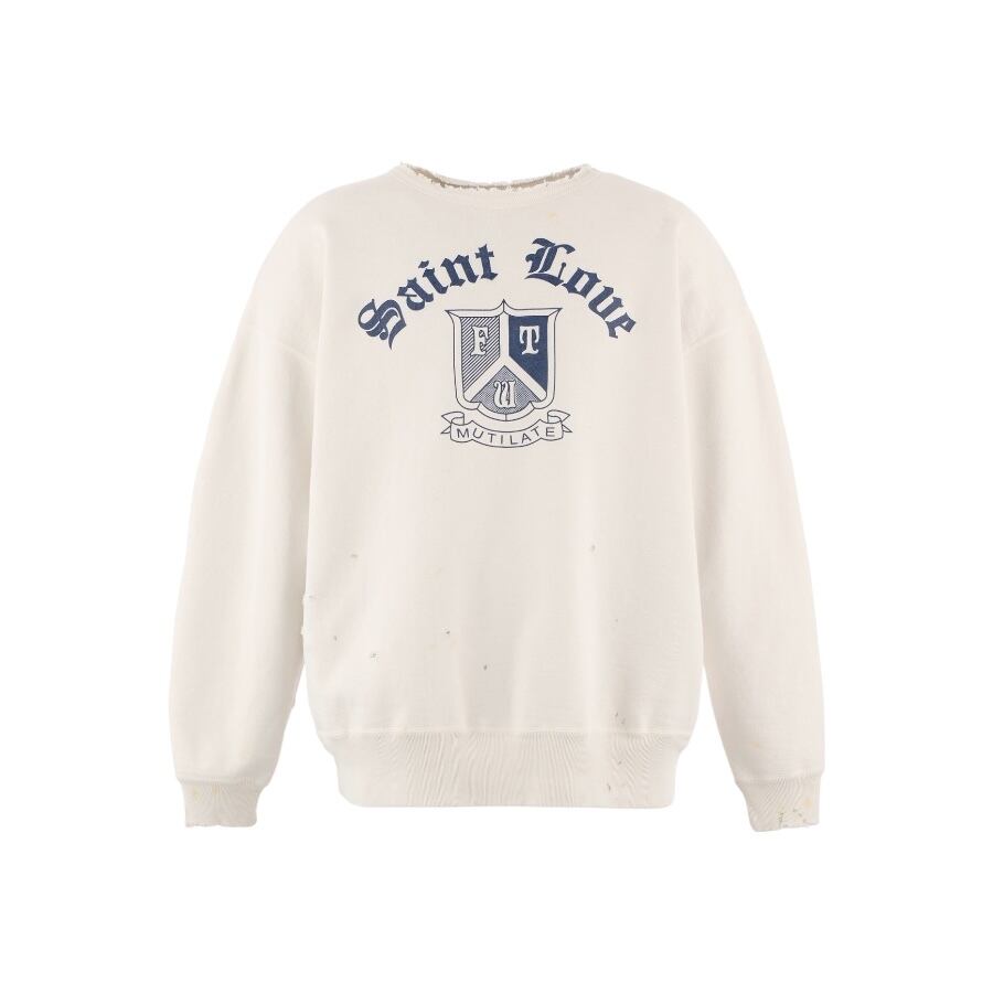 Saint ロゴ入りニット　M SAINT M×××××× - SM-HR1-0000-C08 / KLF_CREW NECK KNIT / KLF