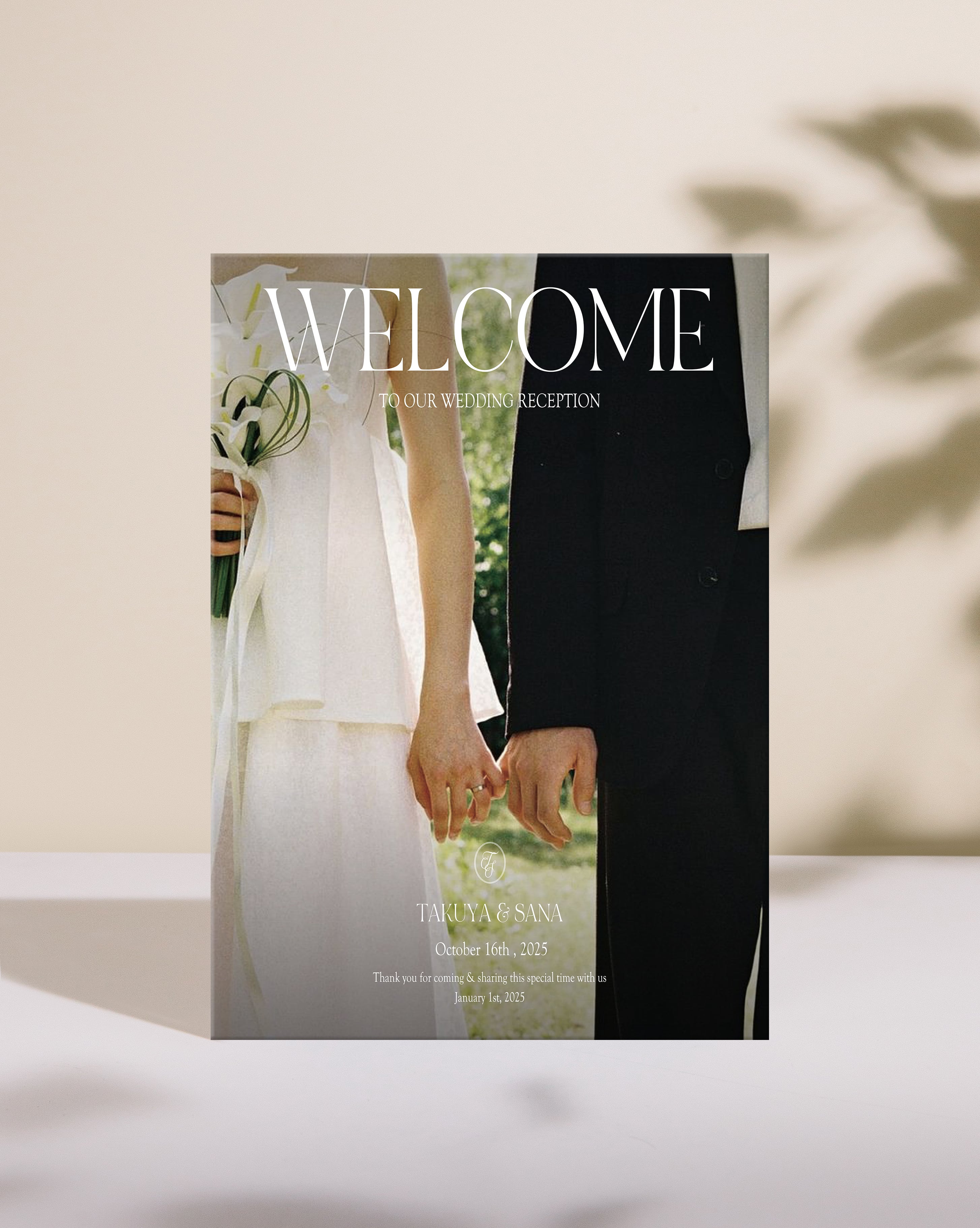 ウェルカムボード | wb27 | studio POPPY | 結婚式ペーパーアイテム