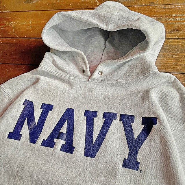 90s Champion Reverse Weave 〝U.S. NAVY 〟Print hoodie Size LARGE 