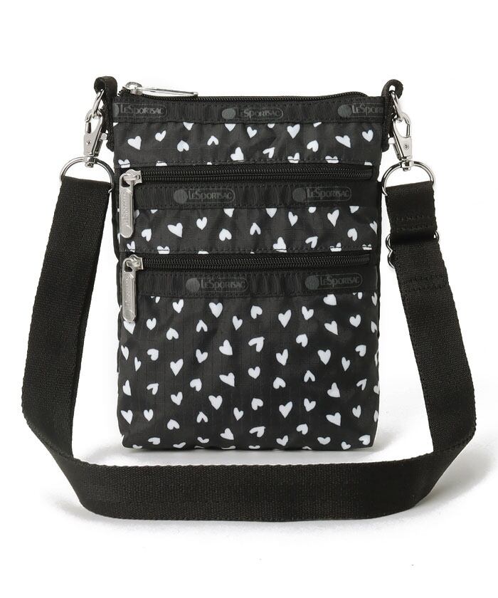 レスポートサック/LeSportsac/ 3-ZIP CROSSBODY/U257/U297 ブラック