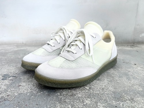 MM6 Maison Margiela Suede panel sneakers WHITE/GRAY/IVORY MADE IN ITALY