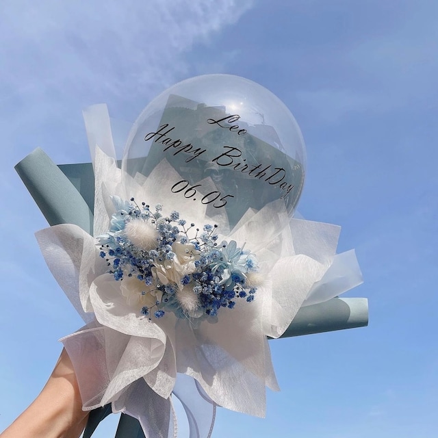 Mini balloon bouquet 4色