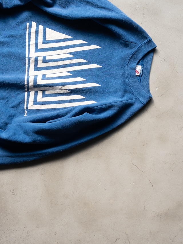 unknown '80s vintage JERSZEES body geometric design sweat