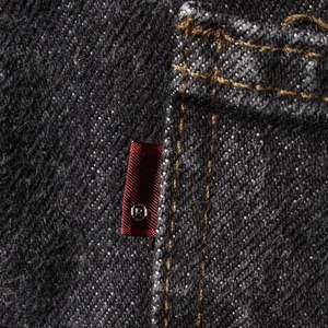 極美品 30×30 裾上げ済 Levi’s 505 USA 99年 先染め ブラックデニムパンツ リーバイス