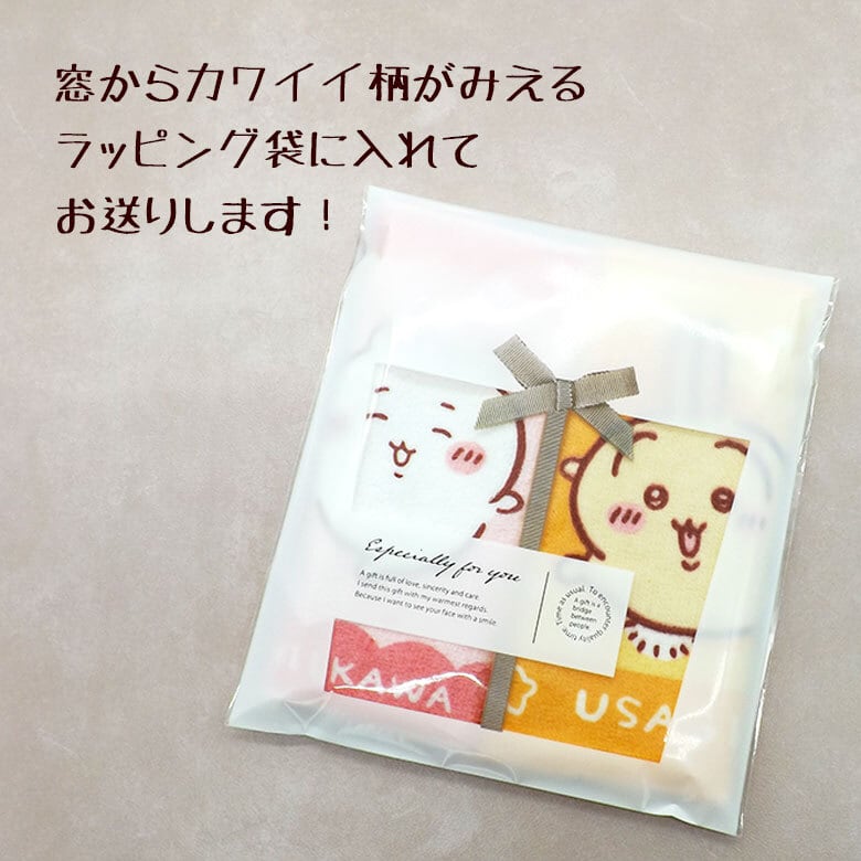キャラクター タオルハンカチ ミニタオル 2枚セット ギフト ラッピング