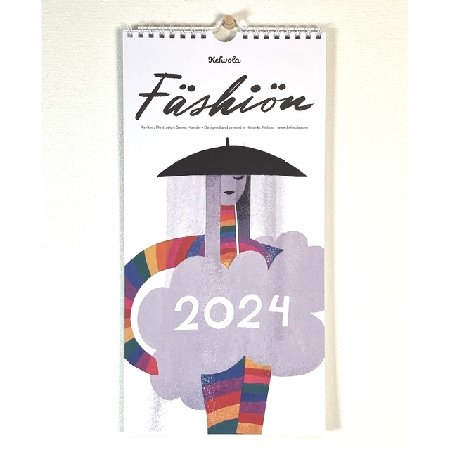 フィンランドカレンダー「ケフボラ」 ファッション/Fashion 2024 by サンナ・マンデル