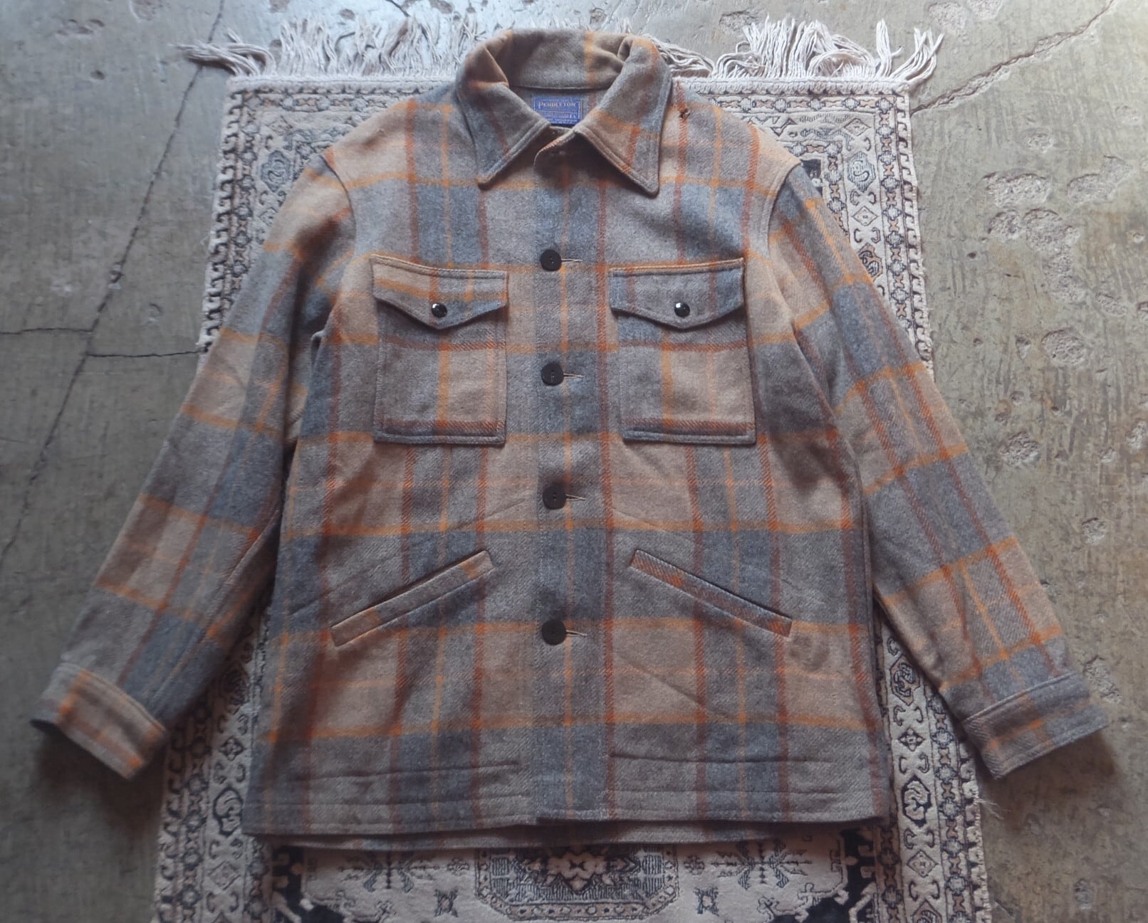 40s Wool Ombre Sports Jacket 40年代 ウール オンブレ スポーツ