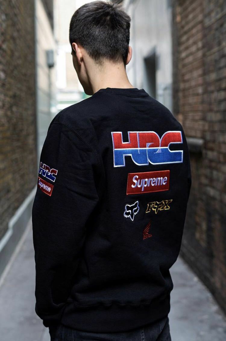 Supreme HONDA Fox Racing Crew Neck