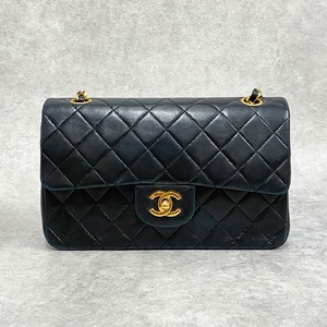 CHANEL シャネル マトラッセ ダブルフラップ チェーンショルダーバッグ ラムスキン ブラック 4268 ※日本国内 銀行振込のみ※