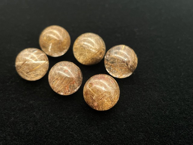 ハンドメイドビーズ素材セット（シルバールチルクォーツ）