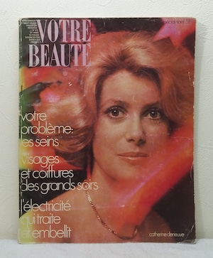 仏ファッション誌 VOTRE BEAUTE #413 decembre 1969 Catherine Deneuve カトリーヌ・ドヌーヴ表紙