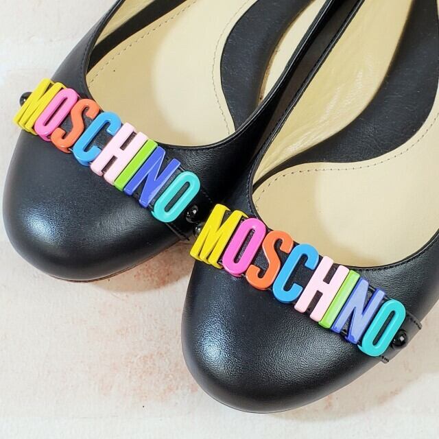 MOSCHINO フラットパンプス - フラットシューズ