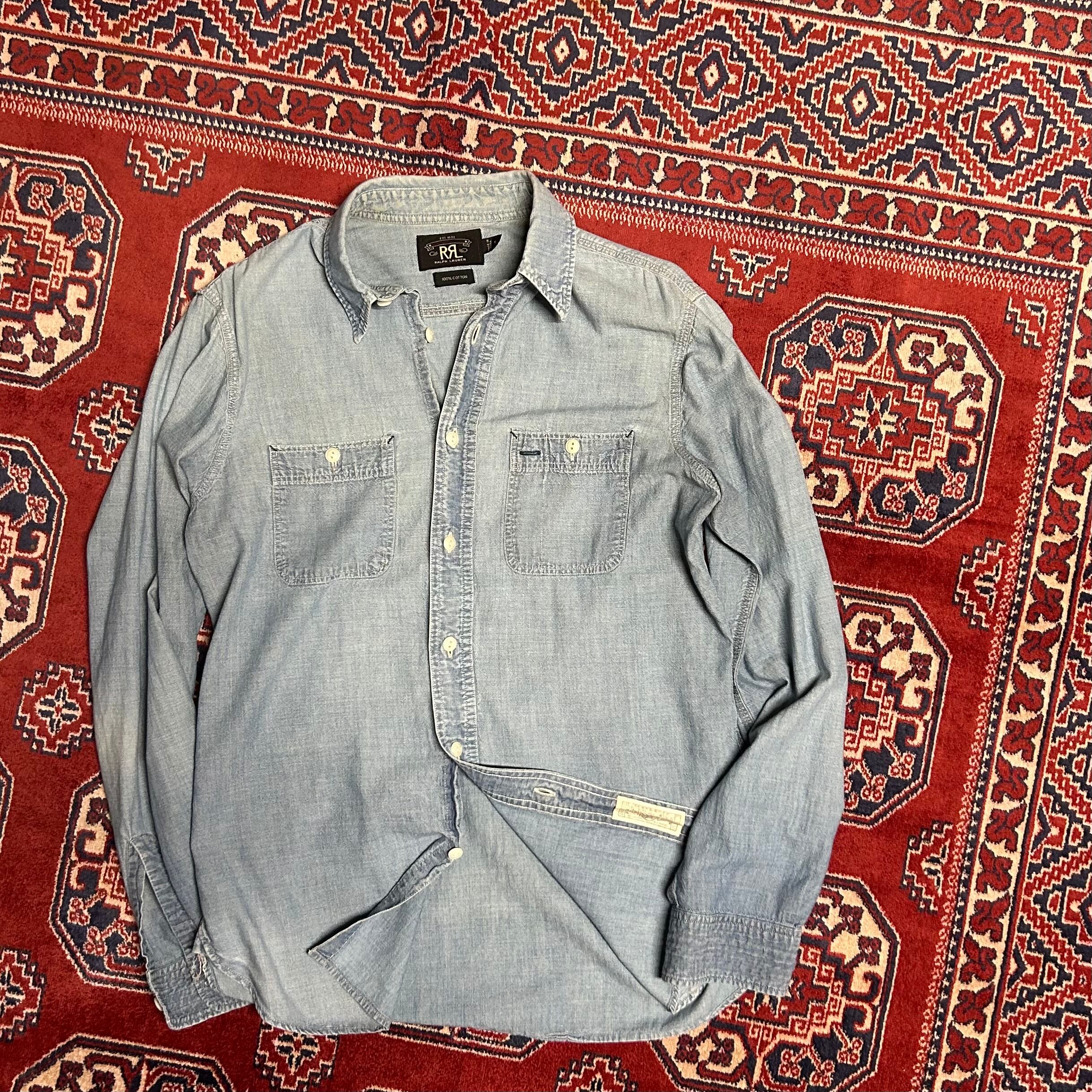 RRL Ralph Lauren Chambray Shirt ダブルアールエル ラルフローレン