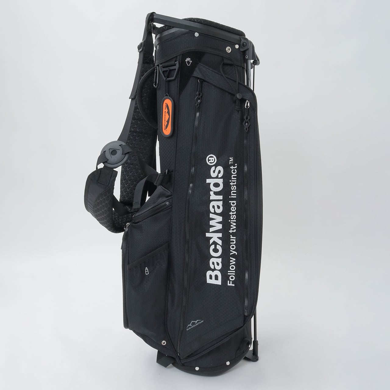 【限定予約販売完売品】Backwards キャディバッグ ブラック Restock】BW x SM Primary LOGO Approach Lite_631-85001-010