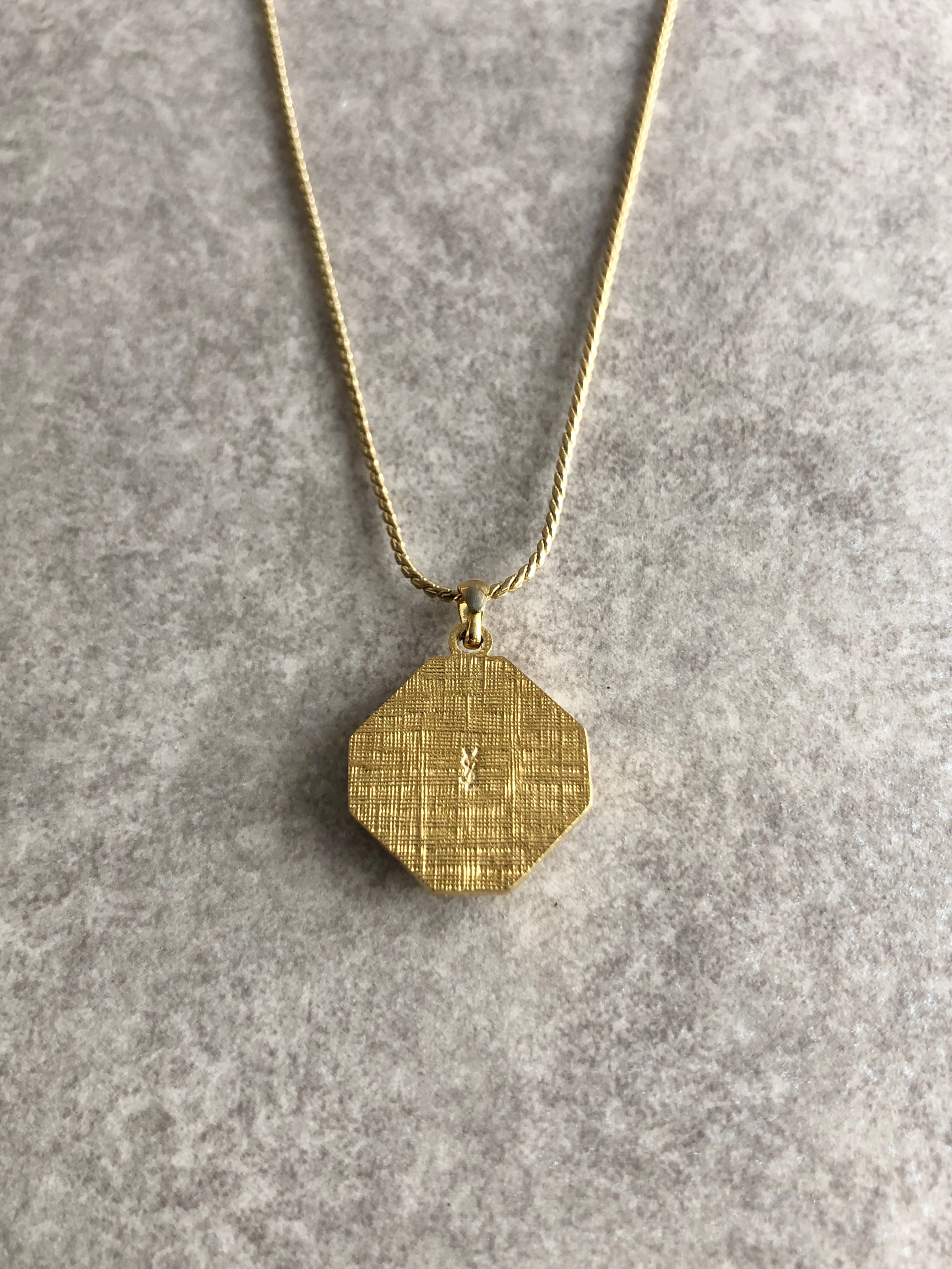 Yves Saint Laurent イヴ・サンローラン ネックレス ゴールド YSL