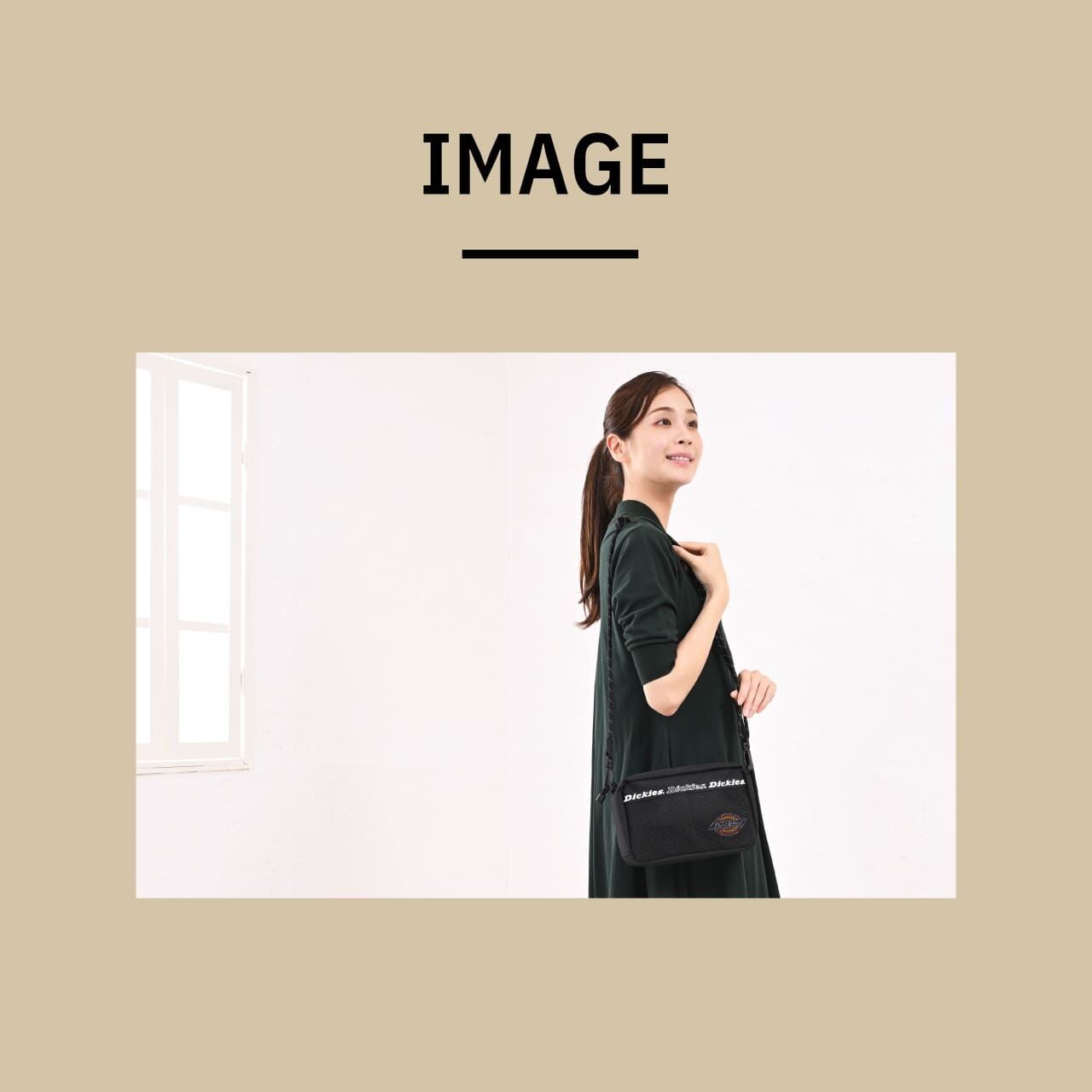 Dickies ディッキーズ ミニショルダーバッグ 撥水 クロスボディバッグ
