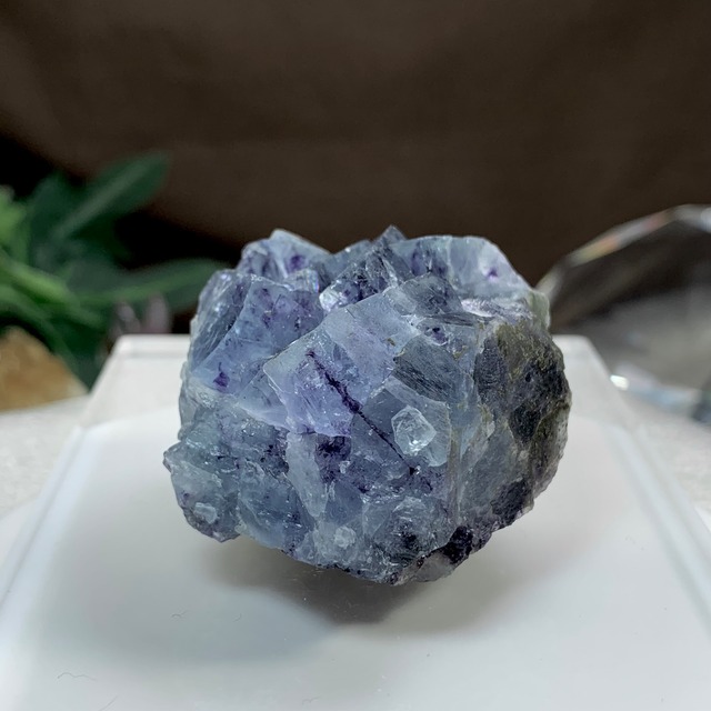 1.透明度あり☆ブルーフローライト原石クラスター