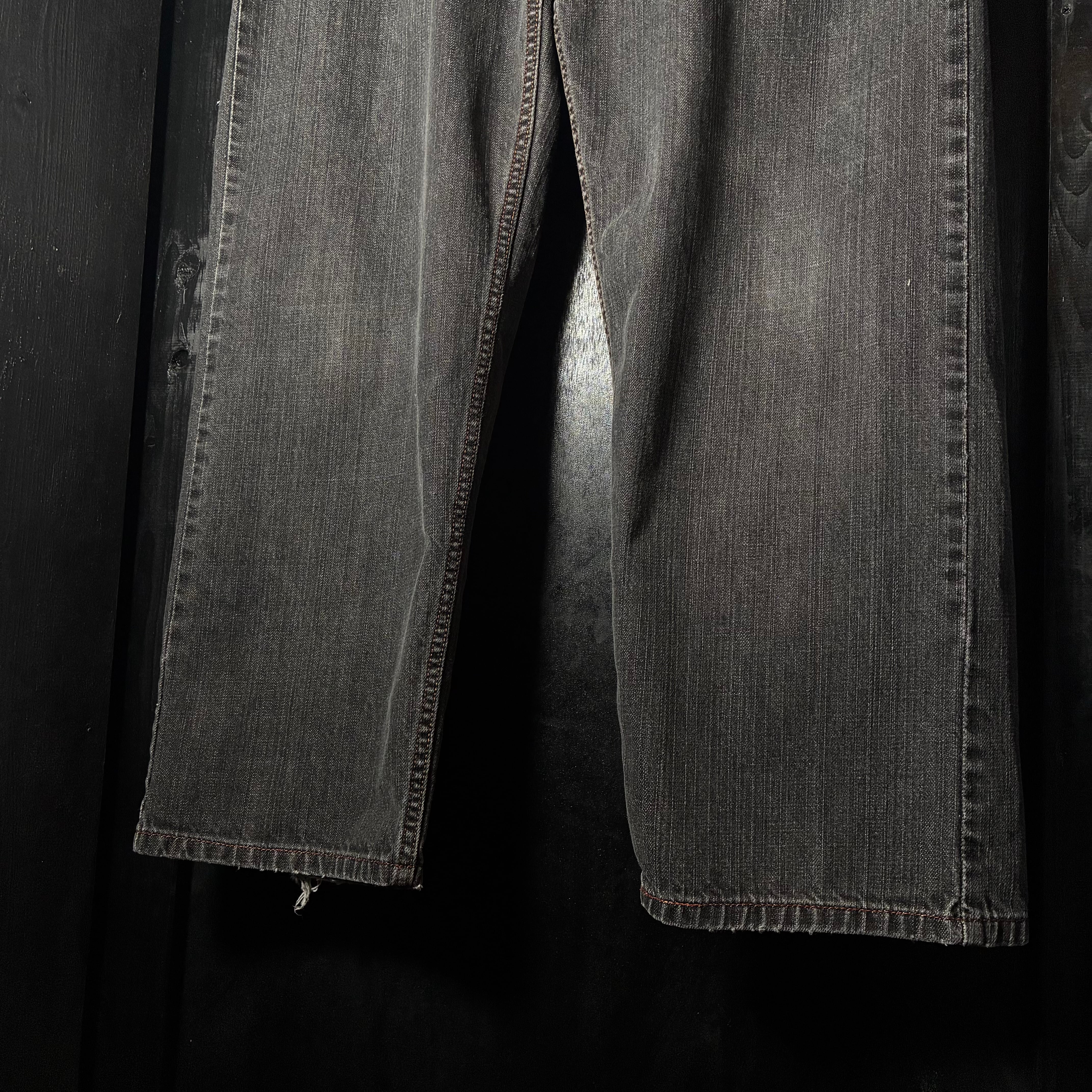メキシコ製 Levi's Silver Tab Baggy 先染めブラック W33 リーバイス