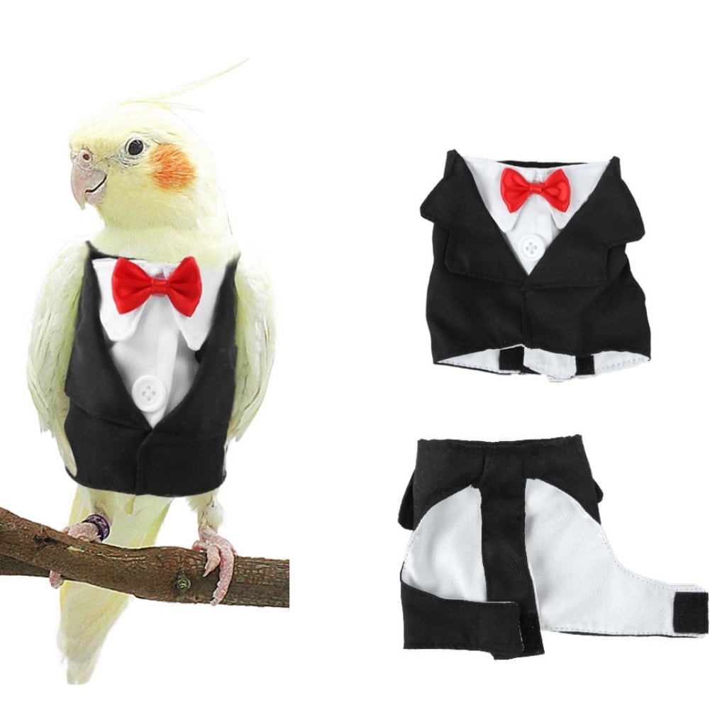 送料無料 ペット関連 オウム服鳥休日かわいいビジネス インコ