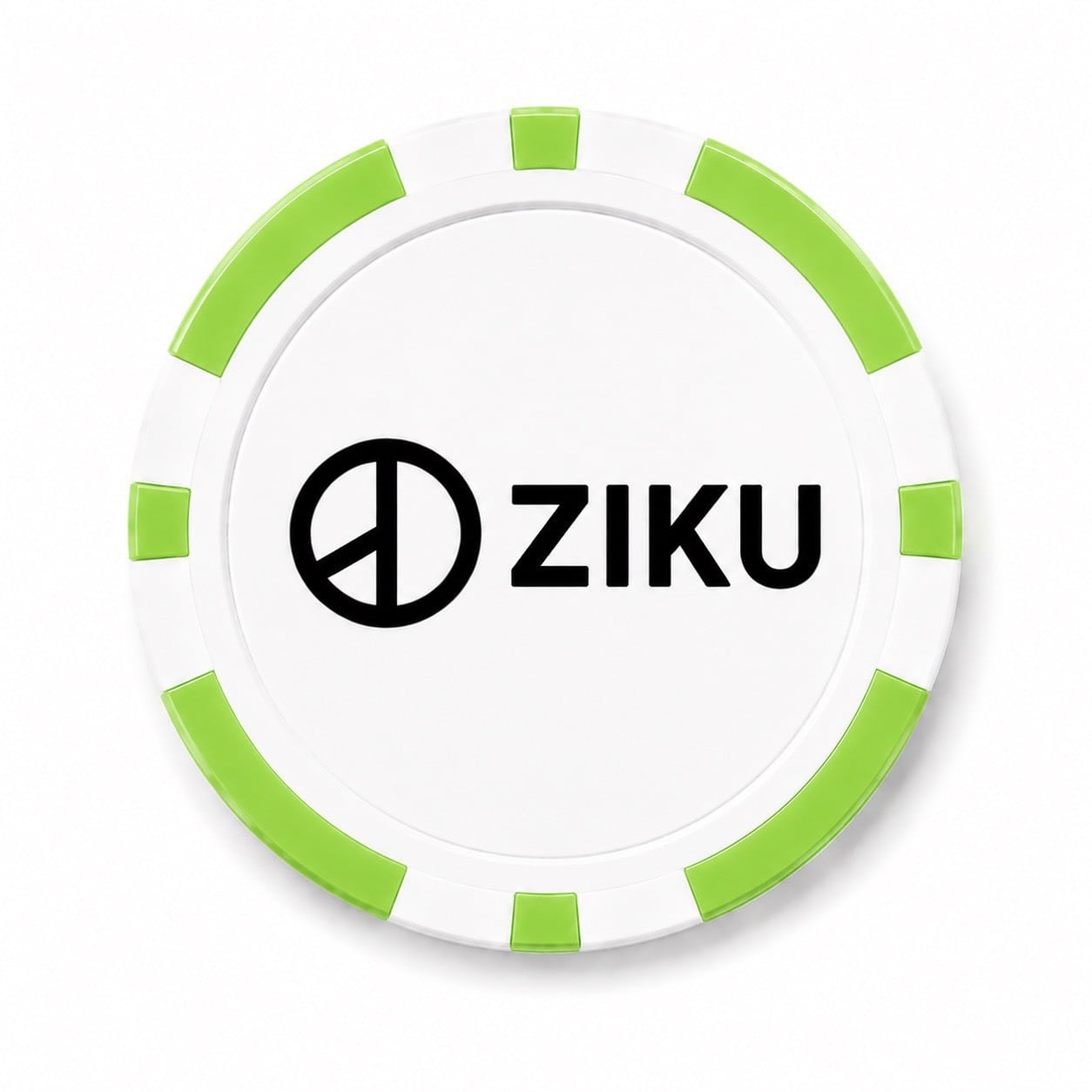 鉱石コーティングコイン 「軸ZIKU」LIME GREEN