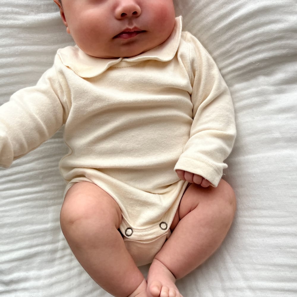 bebe丸襟ロンパース | 韓国子供服 Bisque -びすく-