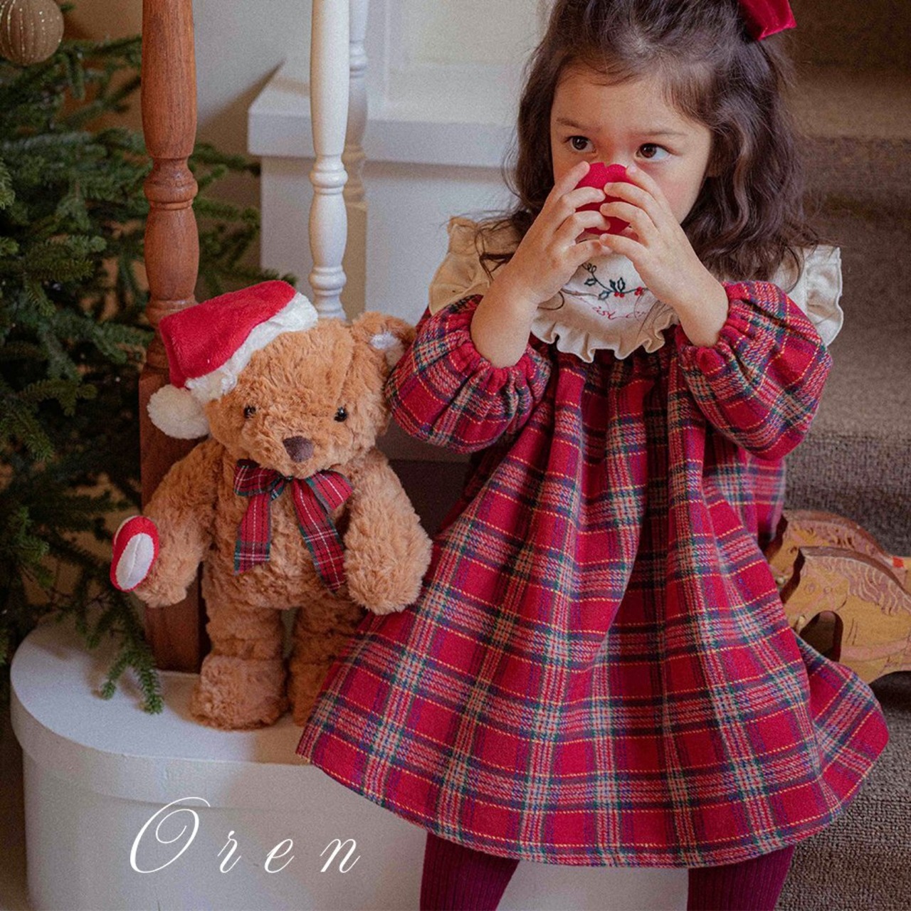 Oren X-mas［取寄］eve check onepiece