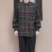 nep design tweed check shirt