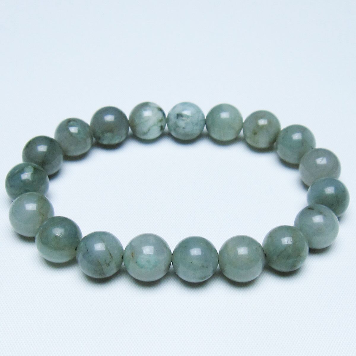 エメラルド ブレスレット 11mm 一点物 メール便可 [M便 1/10] 111-46076