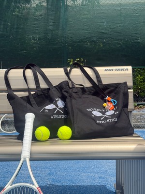 Racket logo tote bag (black)