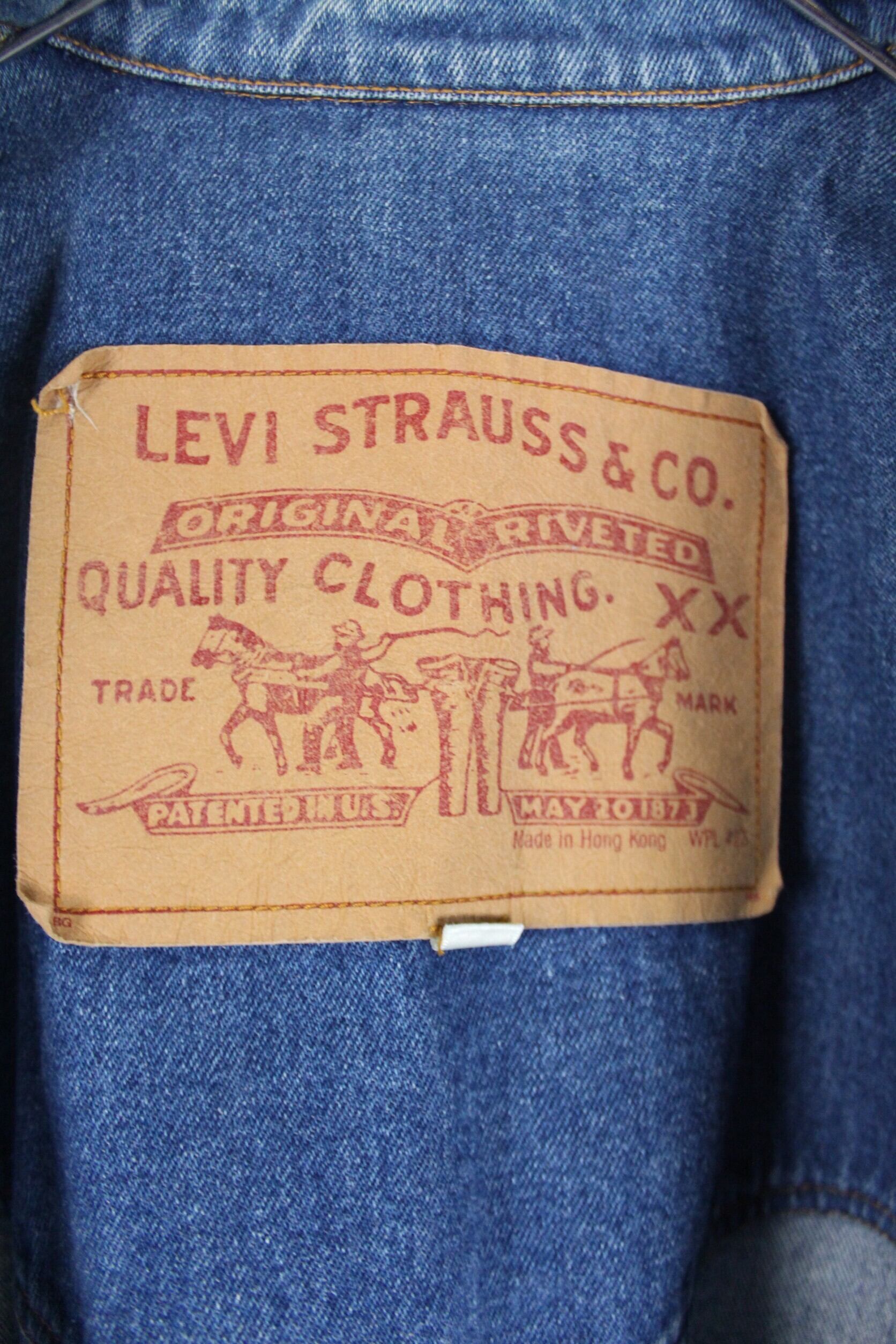 90's vintage LEVI'S デカタグ デニムスウィングトップブルゾン