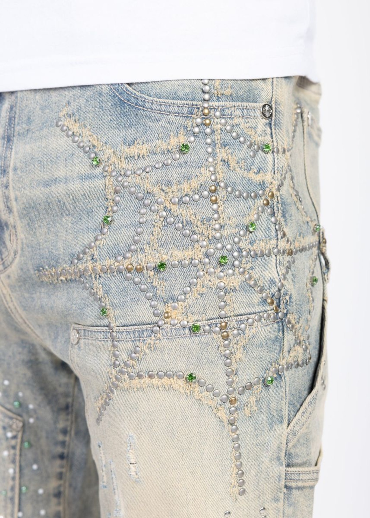GUAPI / emerald spider denim