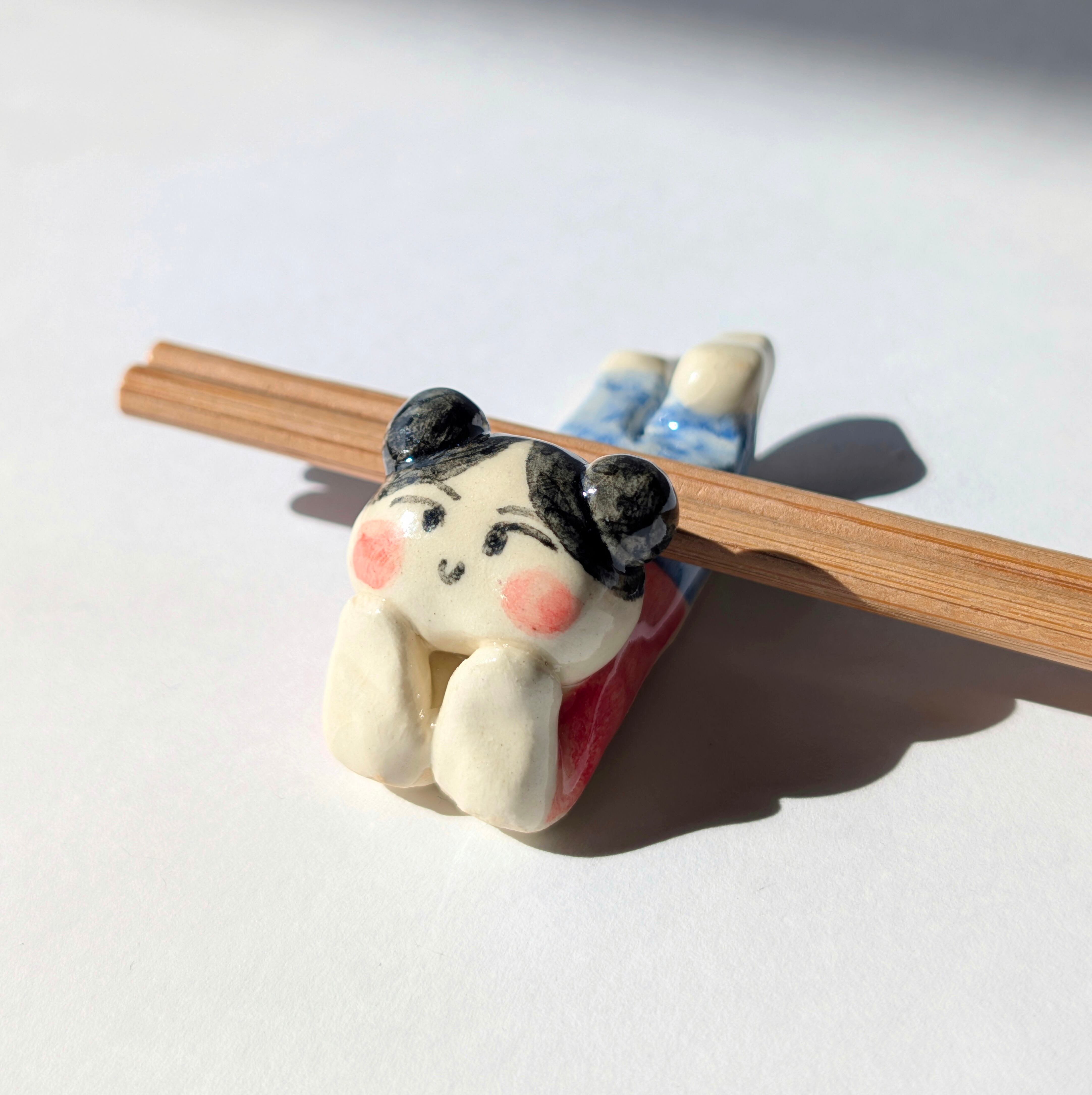 ☆即納可能☆ 食卓に遊び心を。唐子の箸置き | しののめラボ