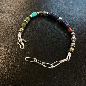 ブライト（Bright）ブレスレット（Wave Lapis Lazuli) 17〜22cm