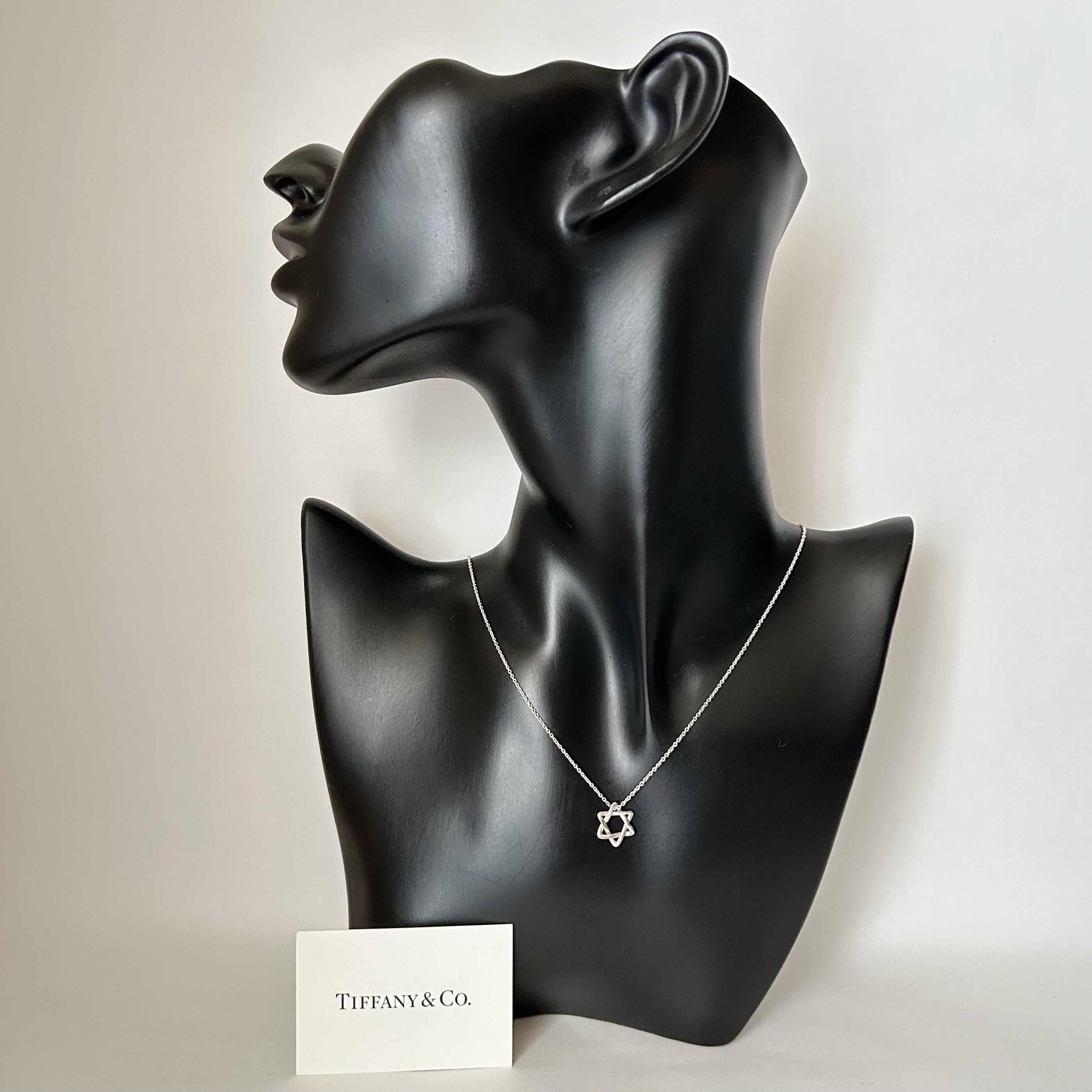 T7162】Tiffany&Co. スターオブダビデネックレス(small)/silver925