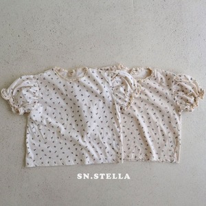 【即納】Lily shirring tee // sn.stella