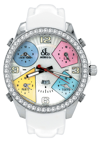 【JACOB&CO.】JC-24D／ジェイコブ ファイブタイムゾーン 47mm／国内正規品 腕時計