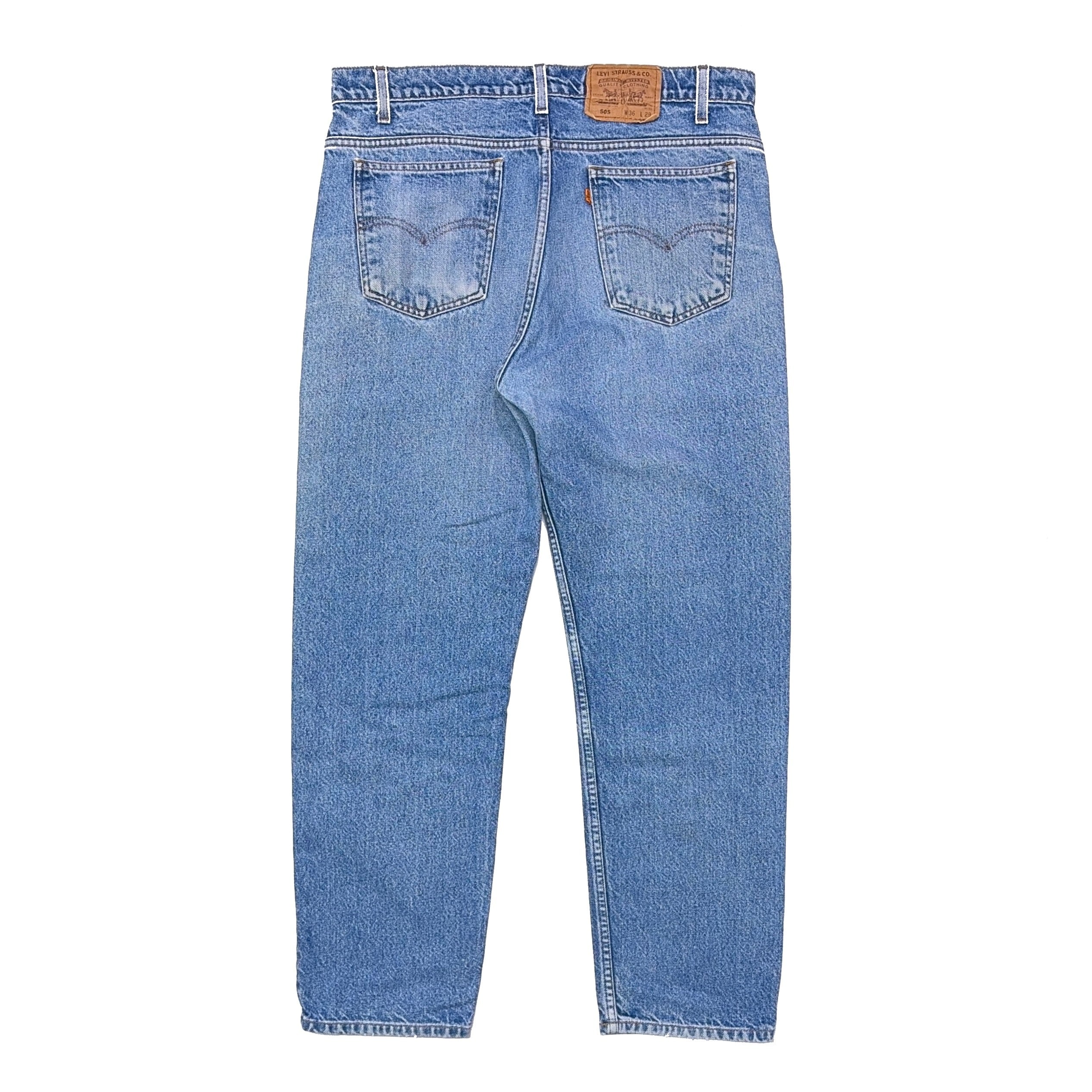 90s LEVIS リーバイス 505 デニム パンツ テーパード ストレート ジーンズ W36 90s LEVIS リーバイス 505 デニム パンツ テーパード ストレート