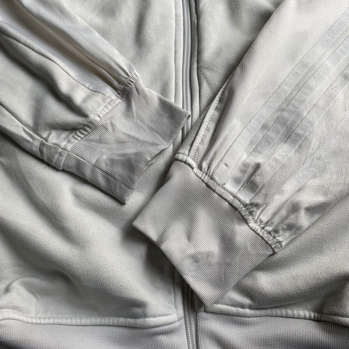 訳あり adidas アディダス 薔薇柄 トラックジャケット ジャージ L-XL