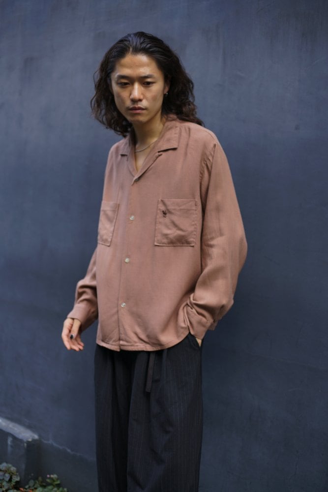 Towncraft [TOWN CRAFT] Vintage Open Color Rayon Gabardine Shirts