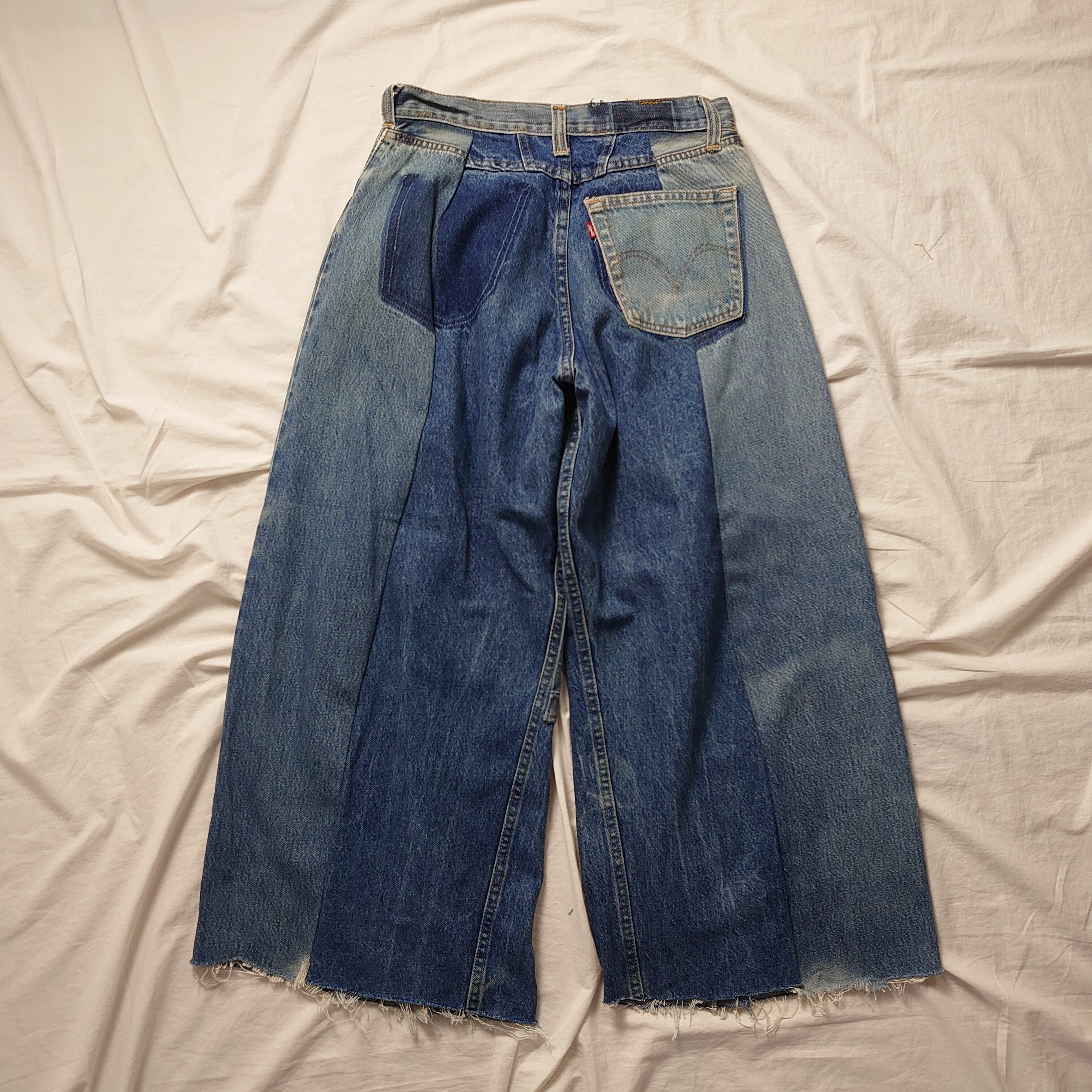 30%OFF】 80´s reverse 90´s vintage ドッキング 変形 袴 デニム