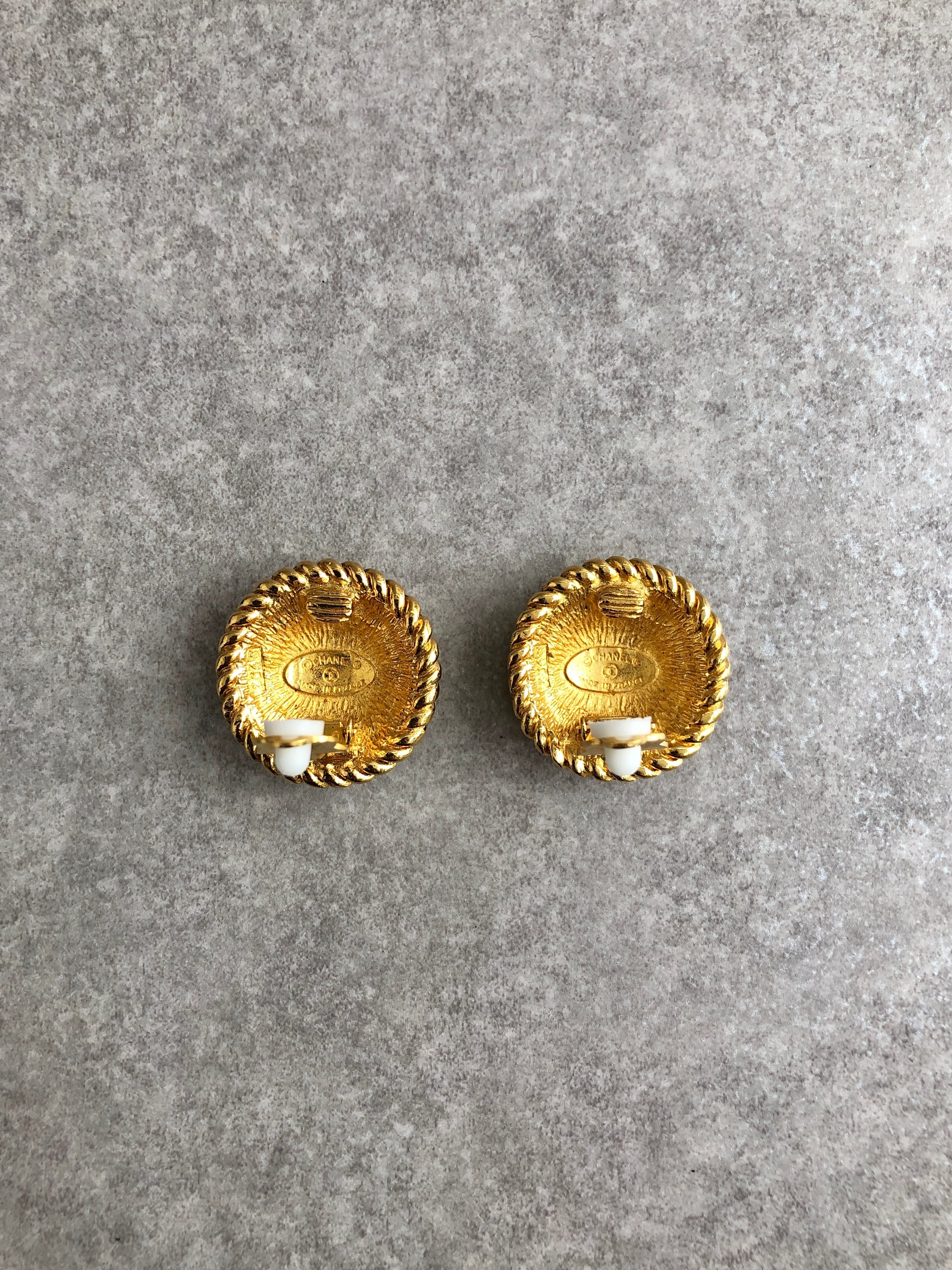 CHANEL シャネル イヤリング ゴールド ココマーク ラウンド