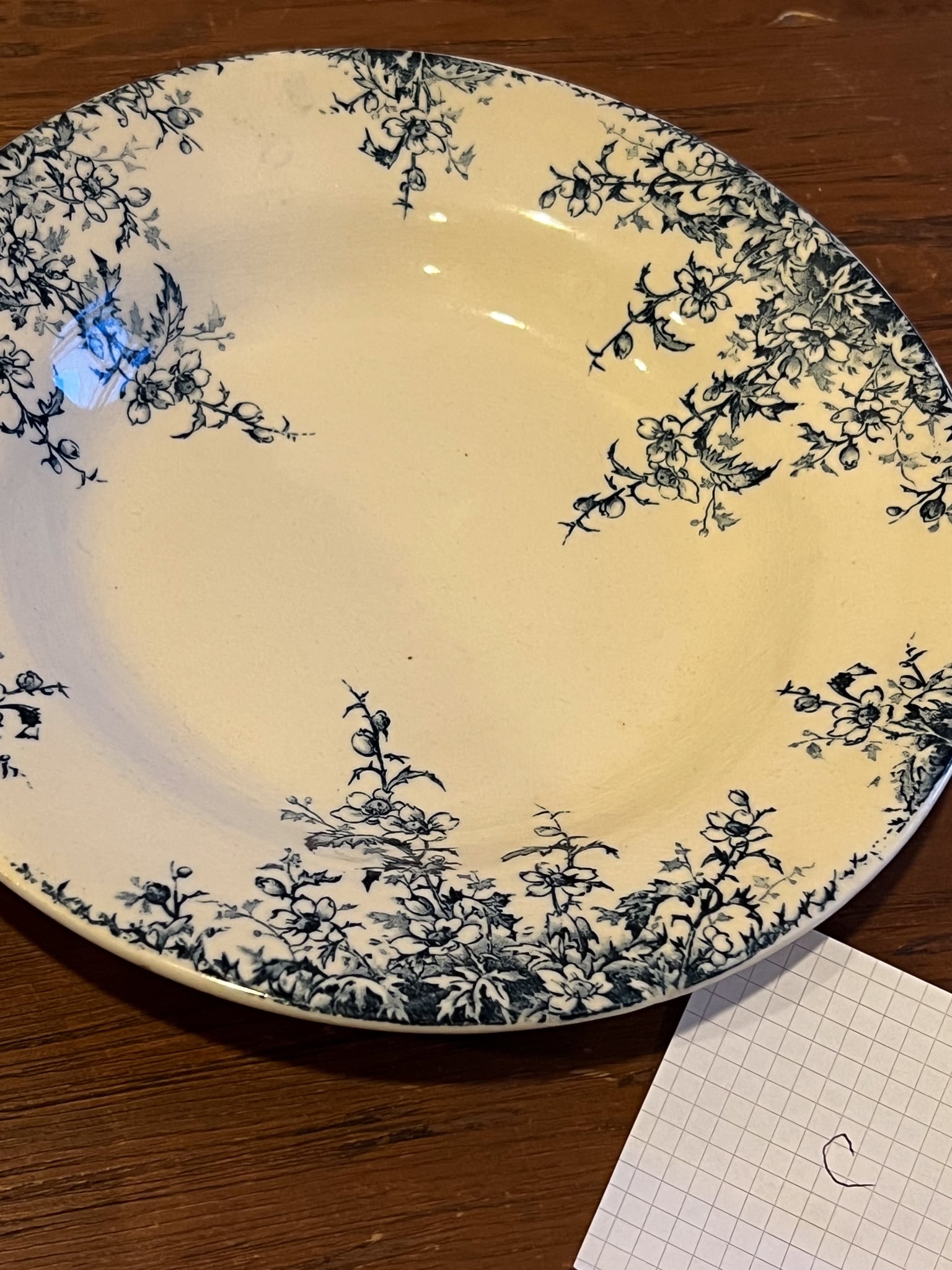 人気のジアン スープ皿 アンティークプレート フランスアンティークA〜C